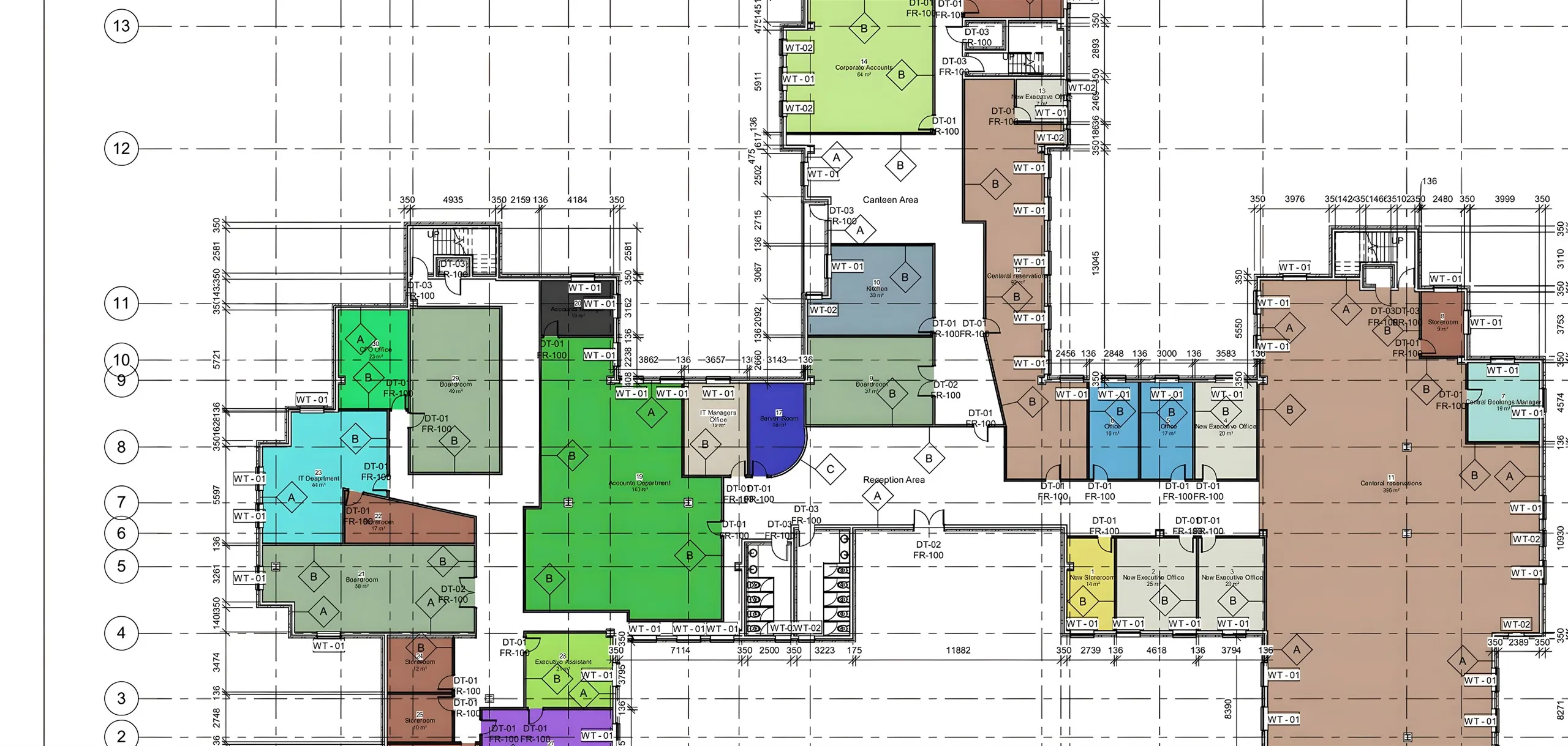 BCD Travel — Commercial space planning & CAD documentation